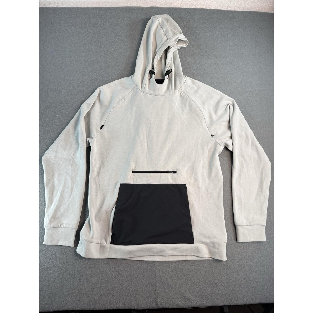 Backcountry‎ Hoodie Mens Large Gray Fleece Pullover Hiking Kangaroo Pocket Logo